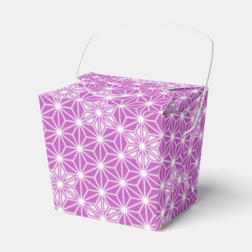 Japanese Asanoha pattern _ orchid Favor Boxes
