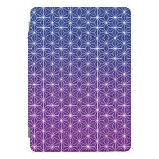 Japanese Asanoha Traditional Print Blue & Purple iPad Pro Cover