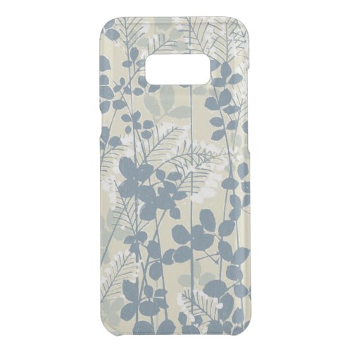 Japanese Asian Blue Leaf Flower Uncommon Samsung Galaxy S8 Case