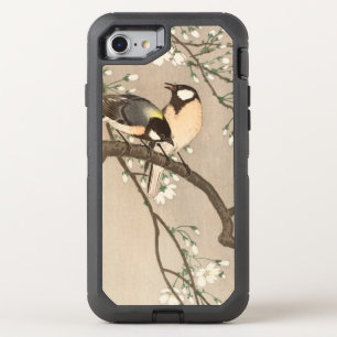 Japanese Asian Koson Bird Chickadee Songbird OtterBox Defender iPhone SE/8/7 Case