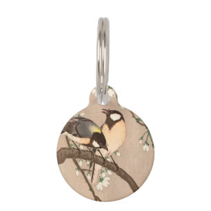 Japanese Asian Koson Bird Chickadee Songbird Pet ID Tag