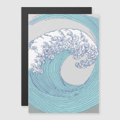 Japanese Asian Surf Wave Art Ocean Art (Front/Back)