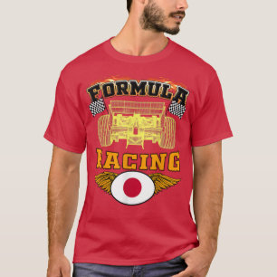Japanese Auto Race Japan Flag Formula Racing Car B T-Shirt