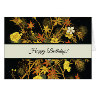 Japanese Autumn Leaves Antique Botanical Cards