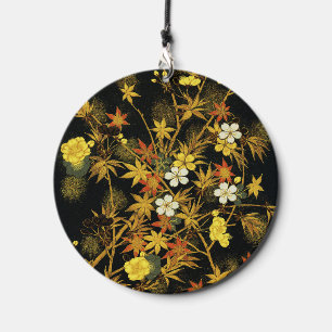 Japanese Autumn Leaves Antique Botanical Wind Chime
