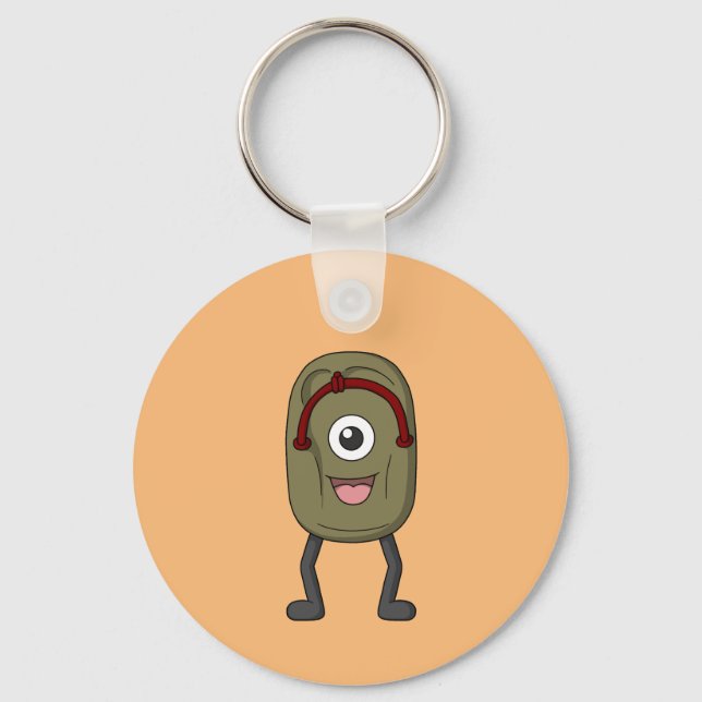 Japanese Bake-zouri (Ghost Sandal): Cool Yokai Keychain (Front)