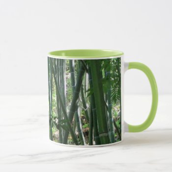 Japanese Bamboo Garden Beverage Mug by ForEverProud at Zazzle