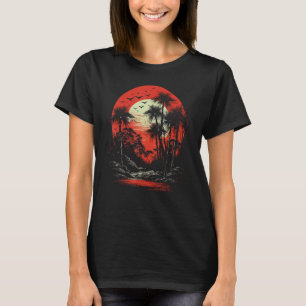 Japanese Bamboo Japanese Art Graphic Tees for Men