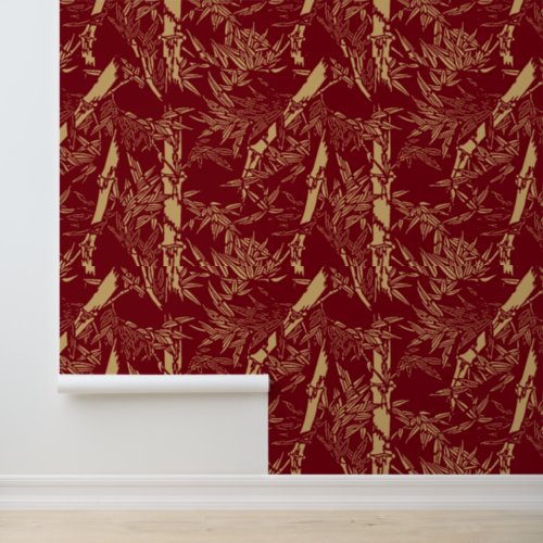 Japanese Bamboo Pattern Wallpaper