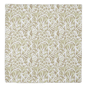 Japanese Bamboo Watercolor Duvet Cover