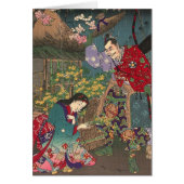 Japanese Beautiful Geisha Samurai Art (Front)