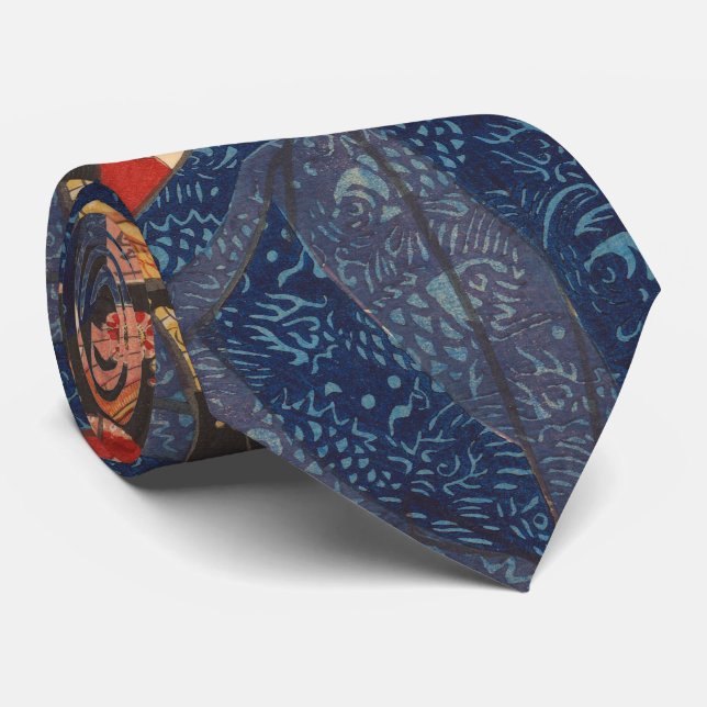 Japanese Beauty airs colourful garments Tie (Rolled)