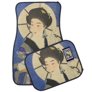 Japanese Beauty At the Bathouse Car Mat
