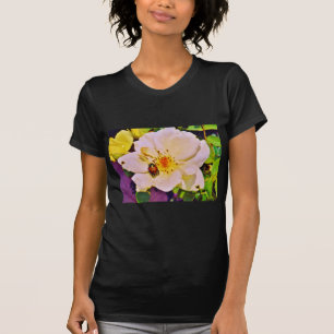 Japanese Beetle on White Rose T-Shirt
