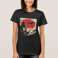 Japanese Bigfoot Samurai Ufo Vintage Sasquatch Men