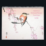 Japanese Bird and Flower Paintings 2026 Calendar<br><div class="desc">Kacho-e are bird and flowers woodblock prints or paintings in Japanese art.</div>