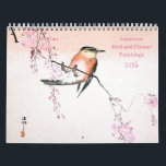 Japanese Bird and Flower Paintings 2026 Calendar<br><div class="desc">Kacho-e are bird and flowers woodblock prints or paintings in Japanese art.</div>