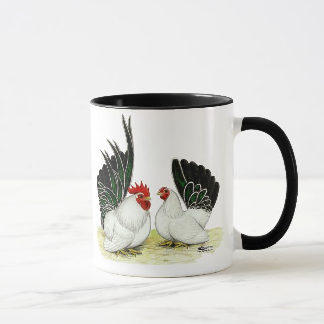 Japanese Blacktail Bantams Mug (Right)