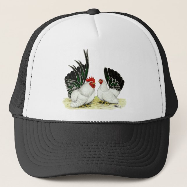 Japanese Blacktail Bantams Trucker Hat (Front)