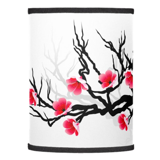 Japanese Blossom Branch Lamp Shade (Left)