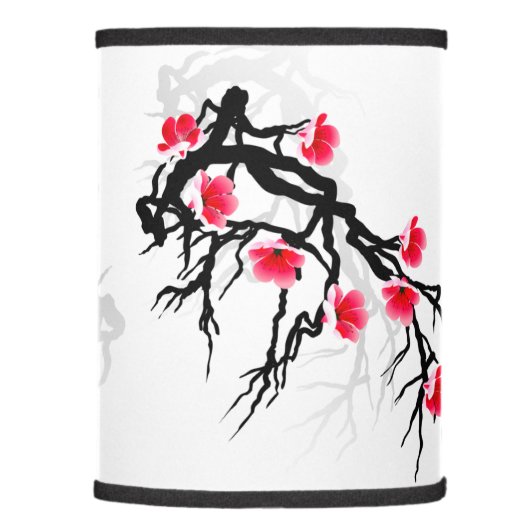 Japanese Blossom Branch Lamp Shade (Right)