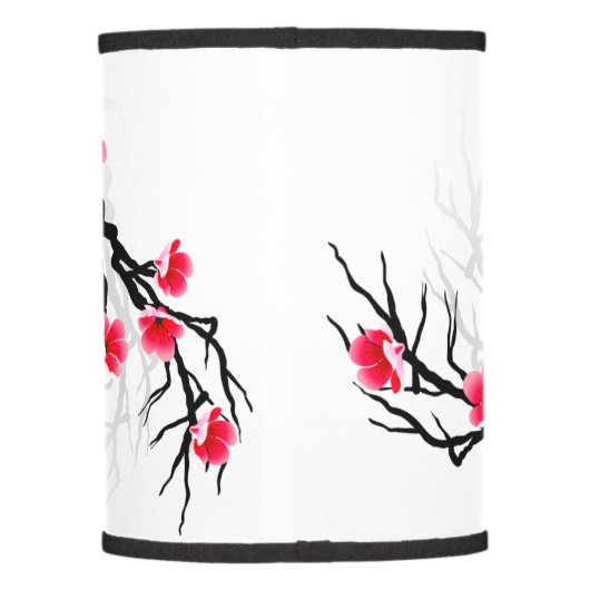 Japanese Blossom Branch Lamp Shade (Back)