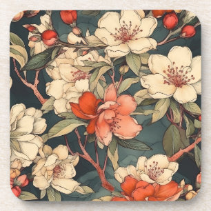 Japanese Blossoms Beverage Coaster