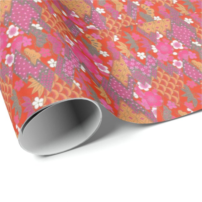 Japanese Blossoms No.6 Wrapping Paper (Roll Corner)