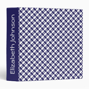 Japanese Blue 3 Ring Binder