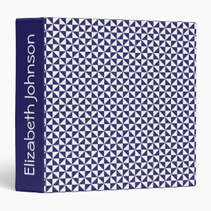 Japanese Blue 3 Ring Binder