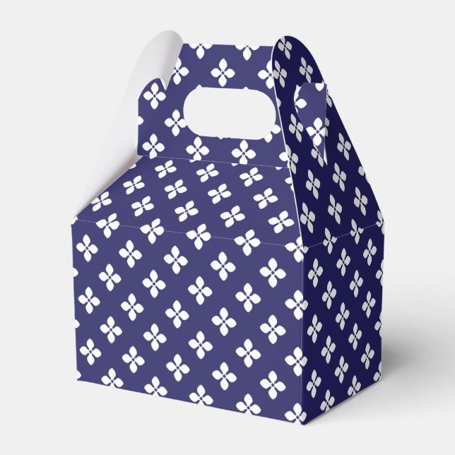 Japanese Blue Favor Box (Front Side)
