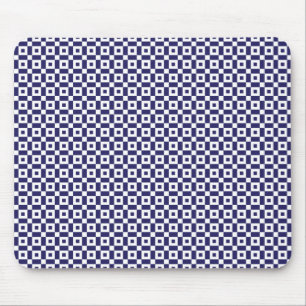 Japanese Blue Mouse Pad