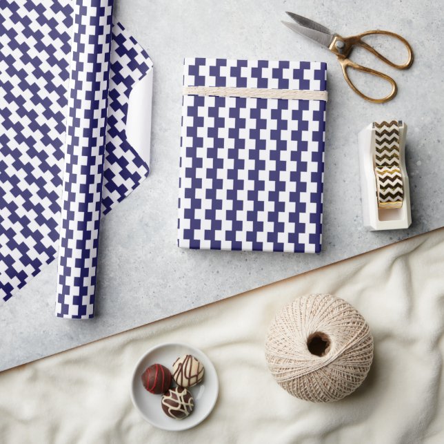 Japanese Blue Wrapping Paper (Crafts)