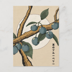 Japanese Blueberries Postcard
