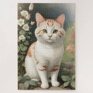 Japanese Bobtail Cat  Jigsaw Puzzle