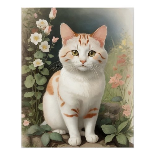 Japanese Bobtail Cat  Poster