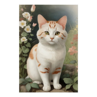 Japanese Bobtail Cat Poster