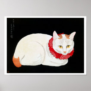 Japanese Bobtail Cat, Shotei Poster