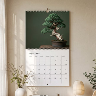 Japanese Bonsai Tree Art Calendar