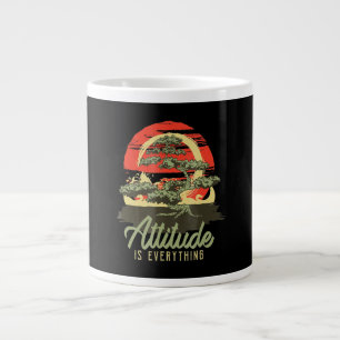 Japanese Bonsai Tree Attitude Is Everything Giant Coffee Mug