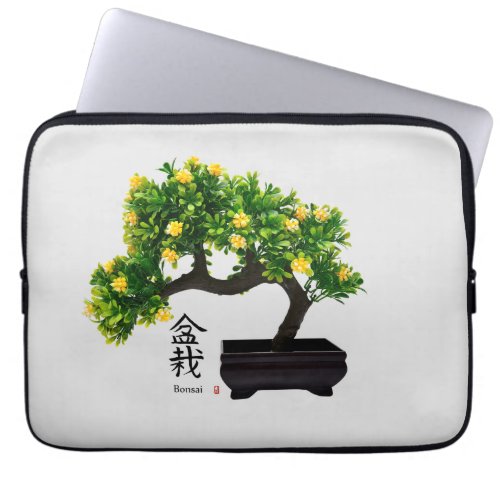 Japanese Bonsai Tree laptop sleeve 