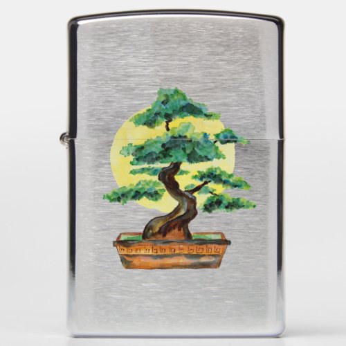 Japanese Bonsai Tree Sunshine Zippo Lighter