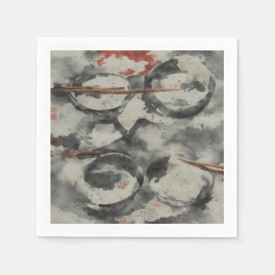 Japanese bowls napkins