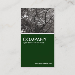 Japanese Branches 02 - Dark Green Business Card