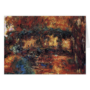 Japanese Bridge by Claude Monet, Vintage Fine Art Cards