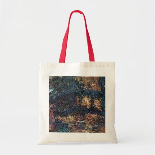 Japanese Bridge by Claude Monet Vintage Fine Art Tote Bag