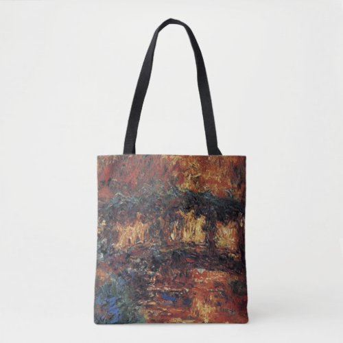 Japanese Bridge by Claude Monet Vintage Fine Art Tote Bag