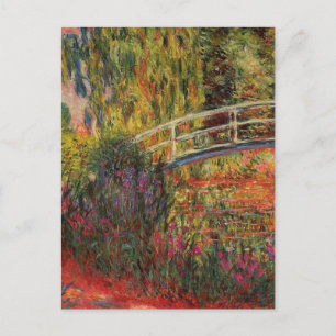 Japanese Bridge by Monet Postcard