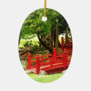 Japanese Bridge Ceramic Ornament