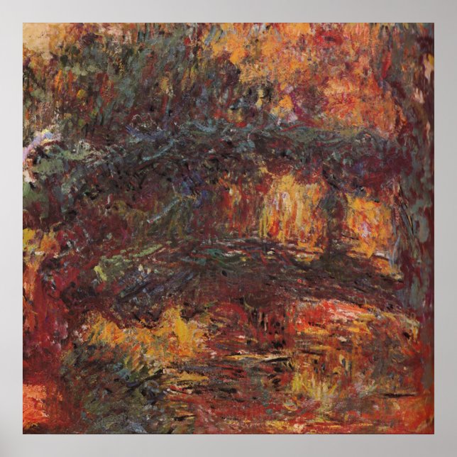 Japanese Bridge - Claude Monet - c1920 Poster (Front)